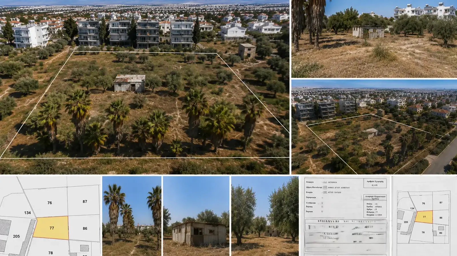 Residential Field 595 m² in Agios Dometios - Agios Pavlos