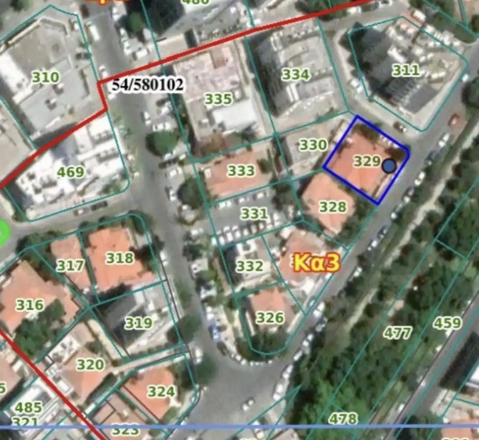Residential Plot 301 m² in Katholiki