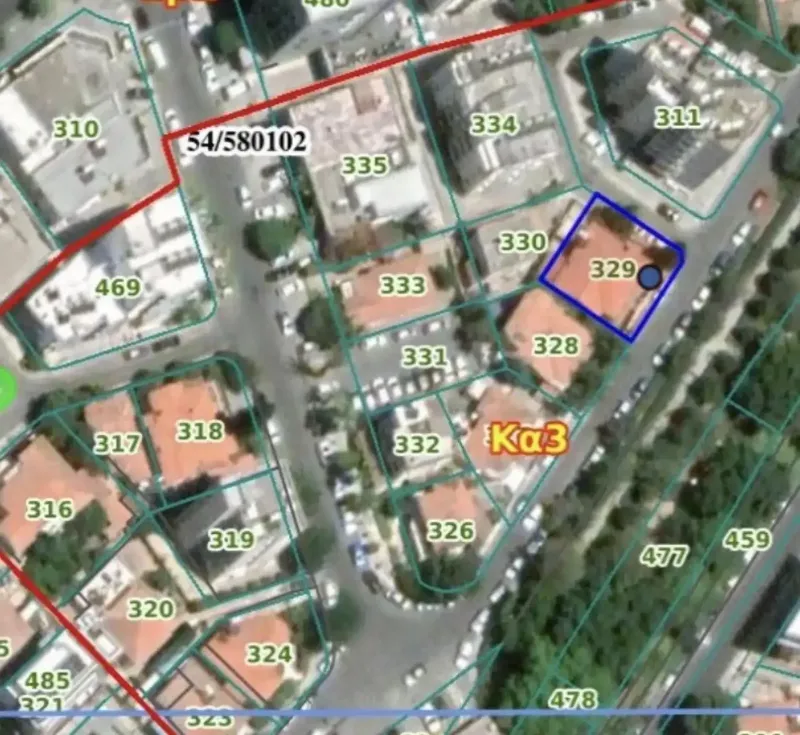 Residential Plot 301 m² in Katholiki