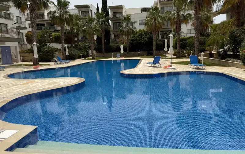 Asap 2bd/2bath apartment in danaos-2 complex paphos. sea view in Moutallos