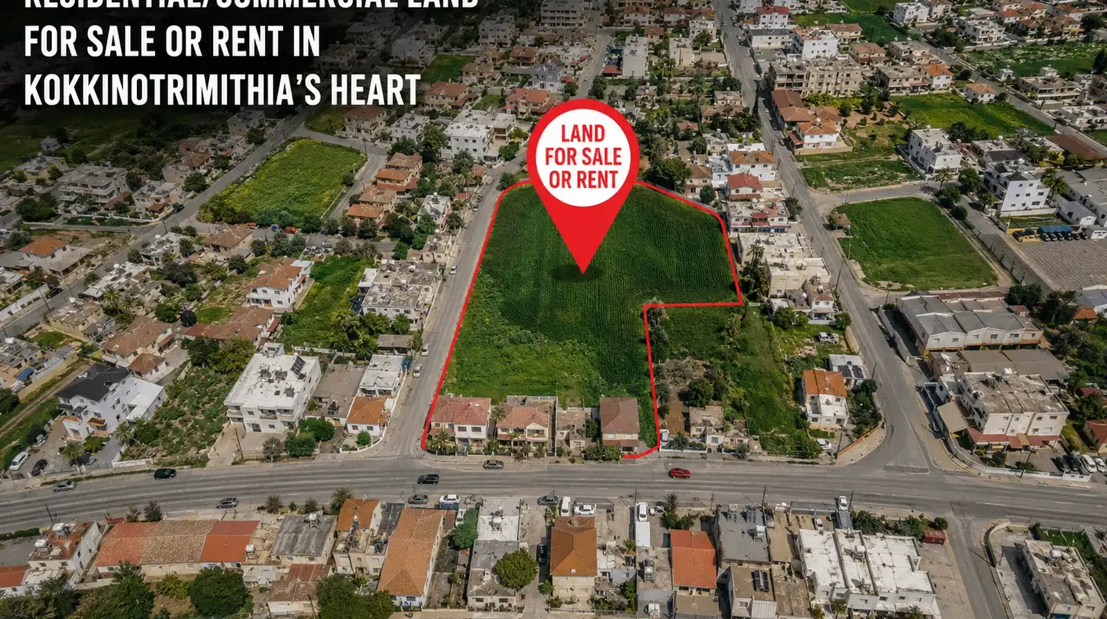 Residential Plot 8438 m² in Kokkinotrimithia